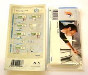 Reinigungsset DTCO (1 Karte / 1 Tuch) 